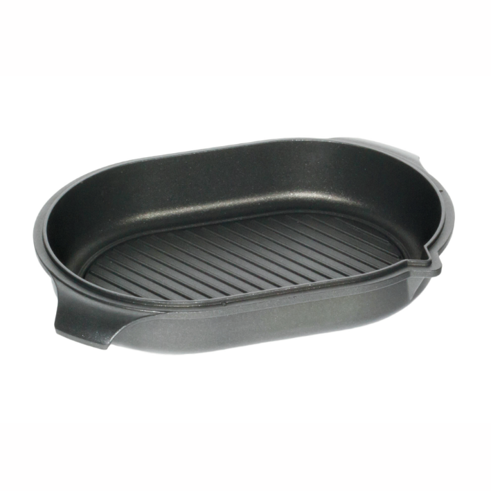 [63222] AMT Deckel Für Bräter Mit Saft/Fettrinne, Grillboden