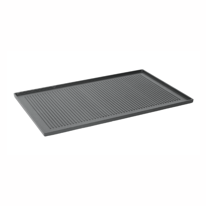 [15333G] AMT Gastronorm 1/1 plaque réversible grill/pizza