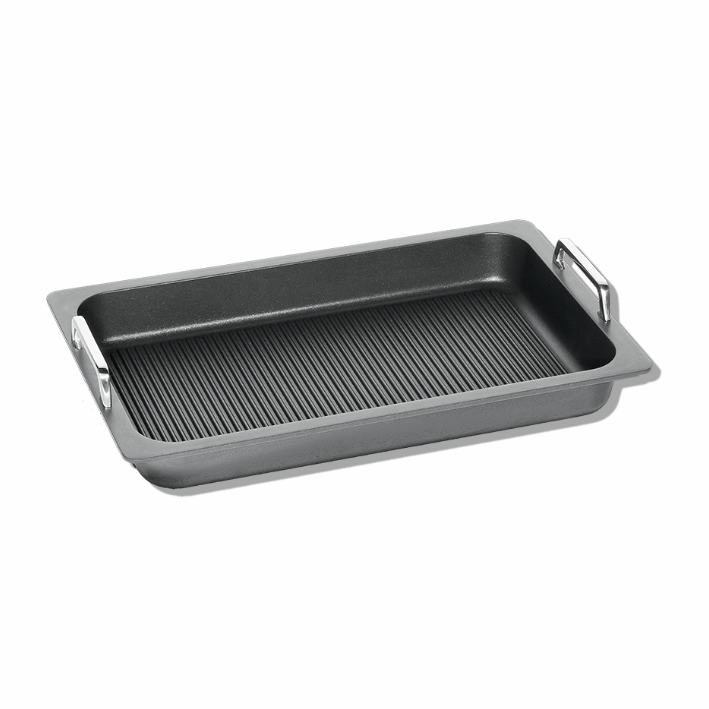 [55333GG] AMT Gastronorm 1/1 5.5 cm deep with grill / handles