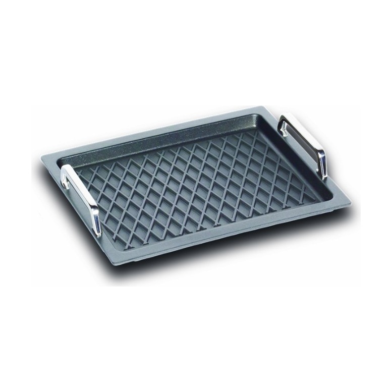 AMT Gastronorm 2/3 2,0 cm tief, Griffe & BBQ-Grillboden