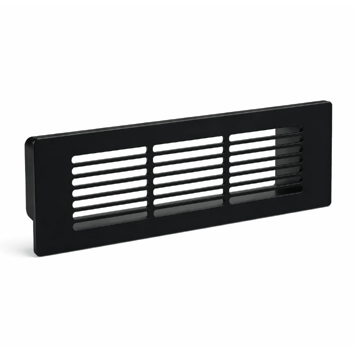 [7026-Schwarz] AVITANA QUADRO7026 black ventilation grille 100