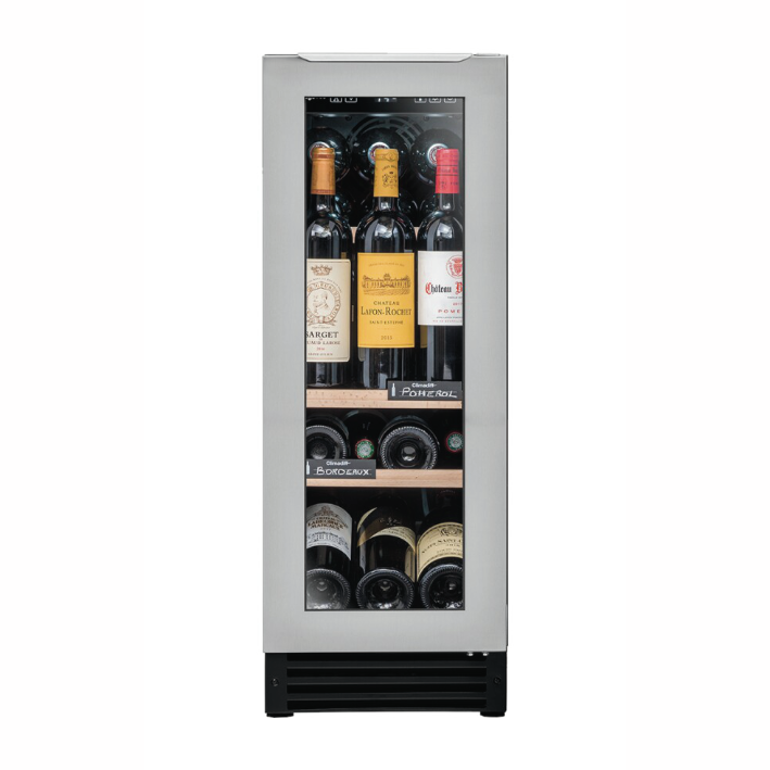 [AVU22TX1] FRIO GROUP Avintage wine cooler stainless steelfront 22 bottles