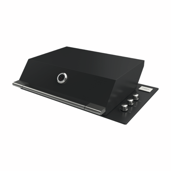 FULGOR BBQ Haubehoch 800 noir mat