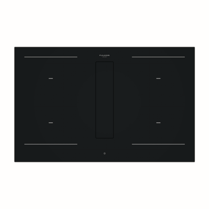 [FHH800IDTCBK] FULGOR Aira+ piano cottura aspirante a induzione 80/52