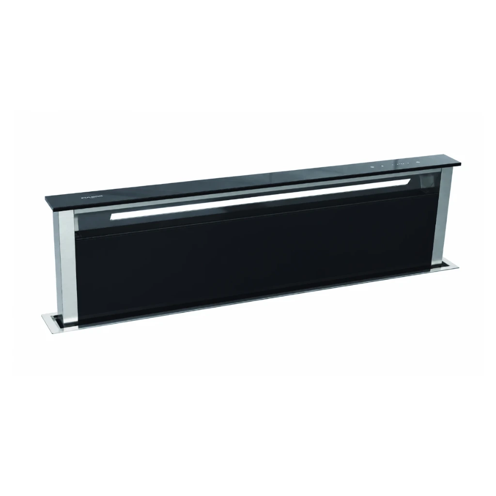 [FDDH1120TRCBK] FULGOR lift hood 120 - black glass