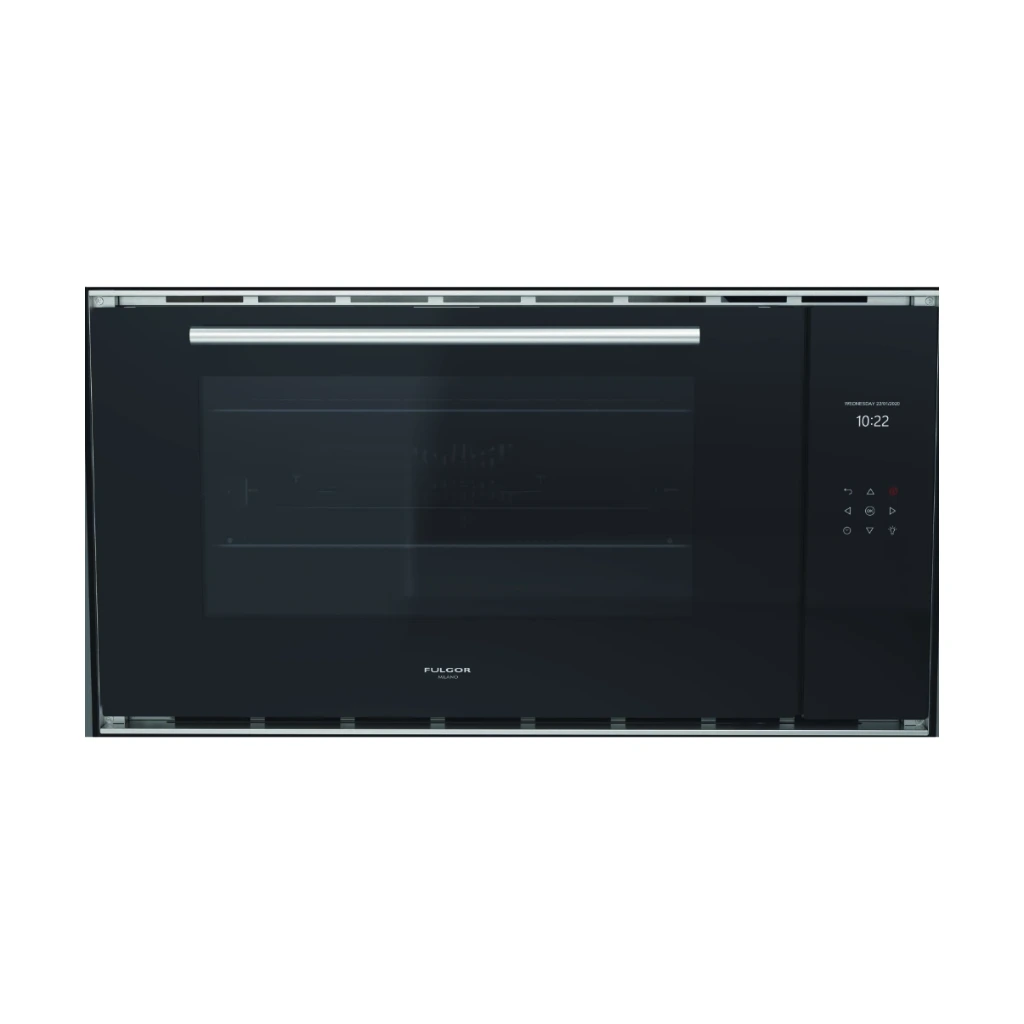 [FCO9013TMBK/2] FULGOR XL90X48 Multifunktionsbackofen - Schwarzes Glas