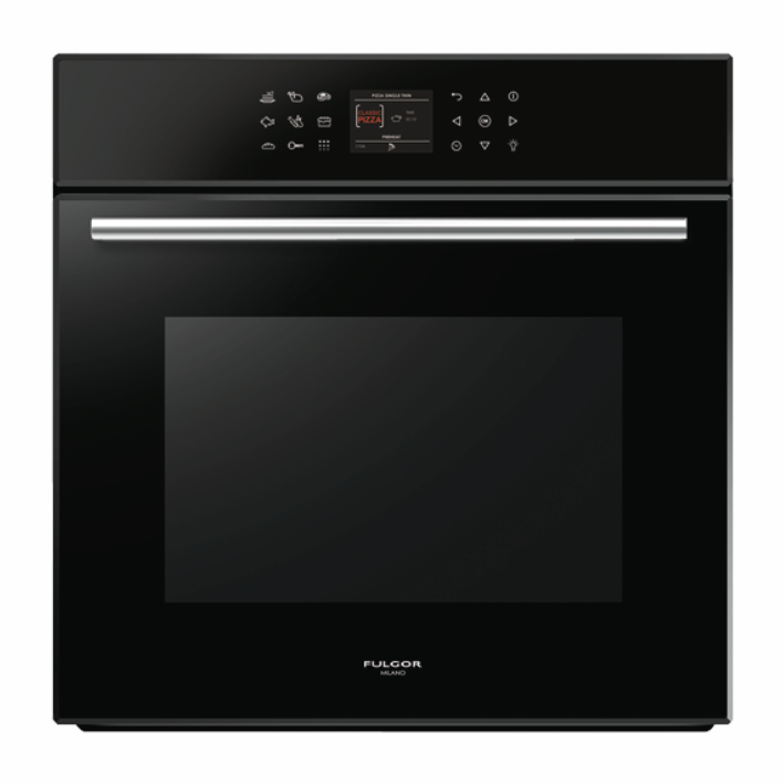 [FCPO6215PTEMBK] FULGOR multifonction pyrolyse pizza 60 - verre noir