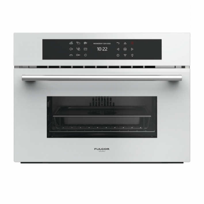 [FCSO4510TEMWH] FULGOR Kombi-Dampfbackofen 45 - Weißglas
