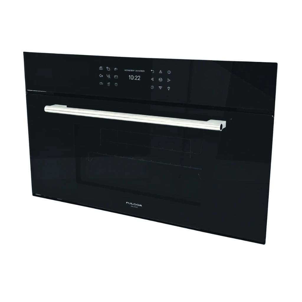 [FCSO7510TEMBK] FULGOR Dampfbackofen 75X45 - Schwarzes Glas