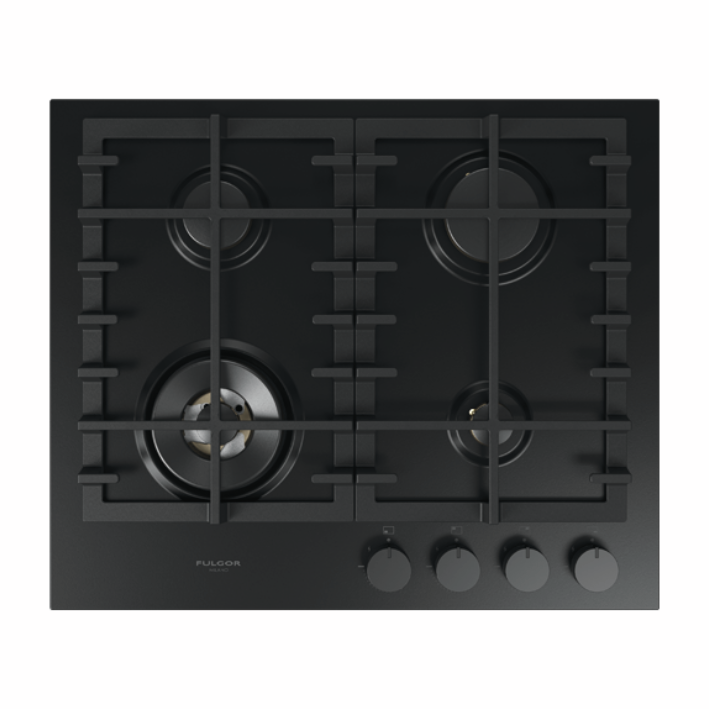 [FUH604GDWKMBK] FULGOR gas piano cottura 60
