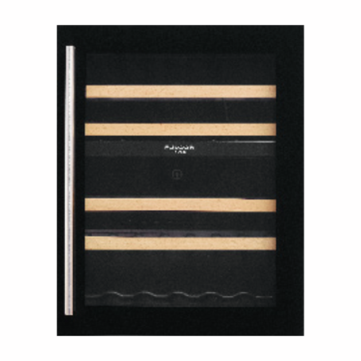 [FWC8200UTCGBK] FULGOR Weinkeller 82 vetro nero
