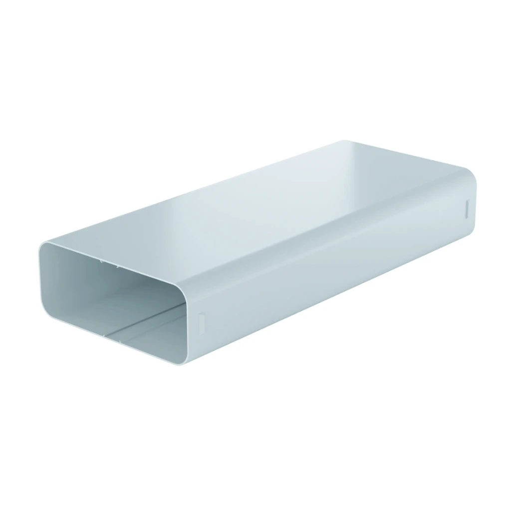 [76404-Grau] NABER PRIME flow P-VRO 150 Flachkanalrohr, hellgrau