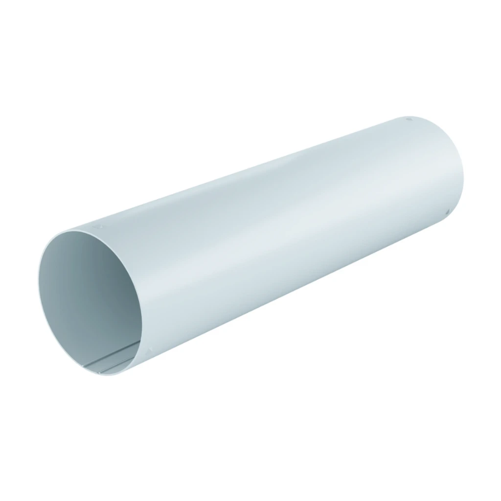 [76504-Grau] NABER PRIME flow P-RRO 150 tubo rotondo, lunghezza 1000 mm, grigio chiaro.