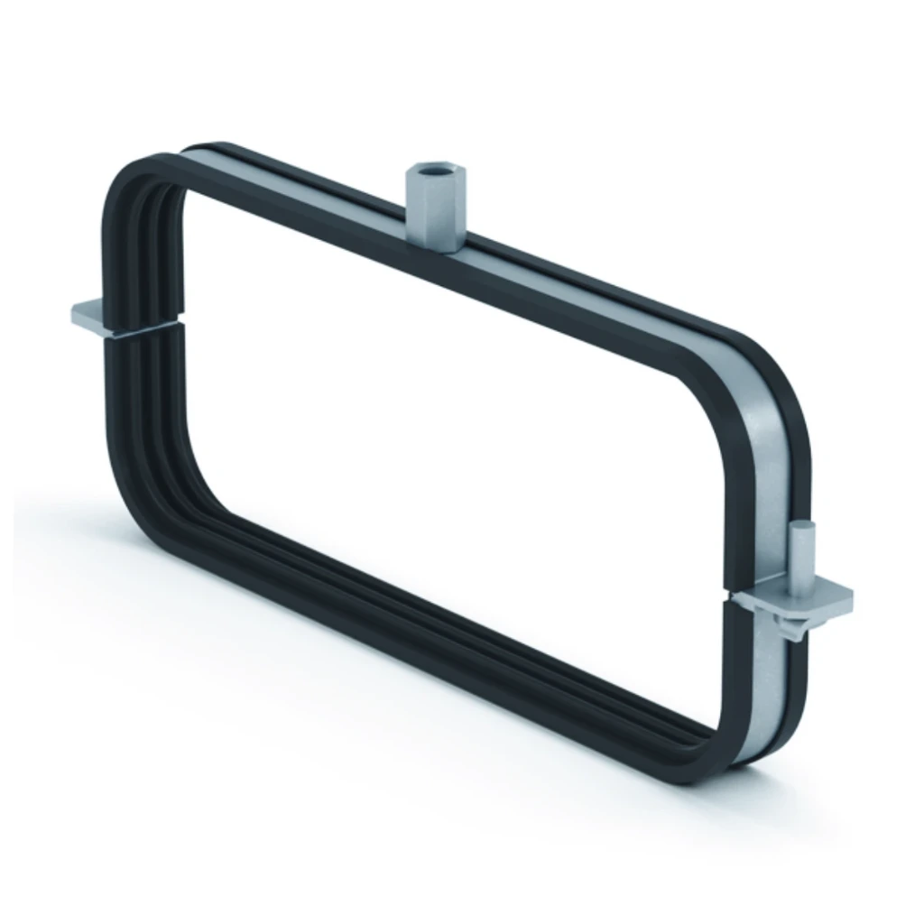 [77544-Stahl] NABER STEEL flow SF 150 support de conduit plat, acier galvanisé