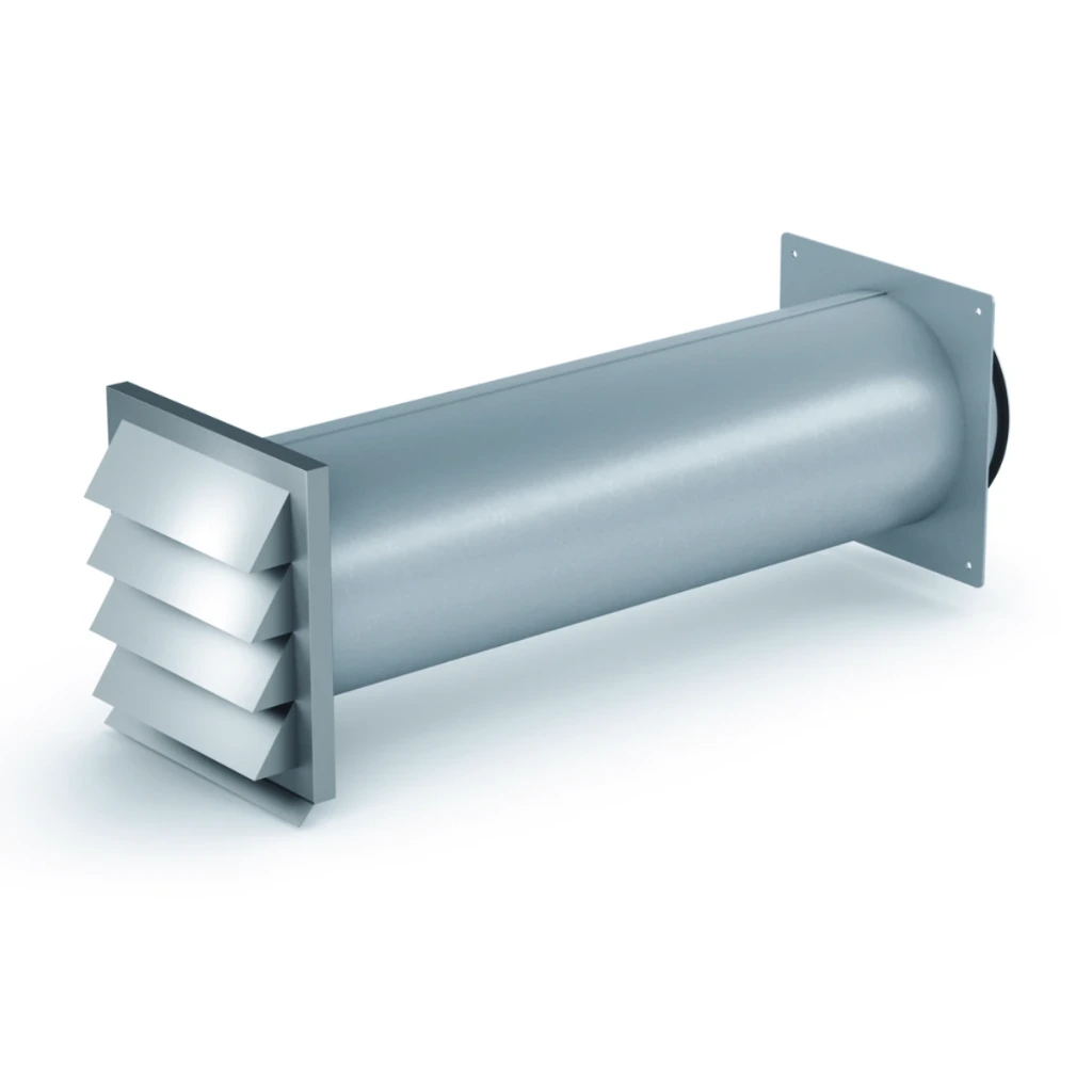 NABER STEEL flow SF-Klima-E 150 Mauerkasten, verzinkter Stahl, Edelstahl